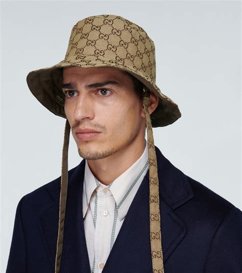 gucci bucket hat mens made in china|gucci bucket hat with strings.